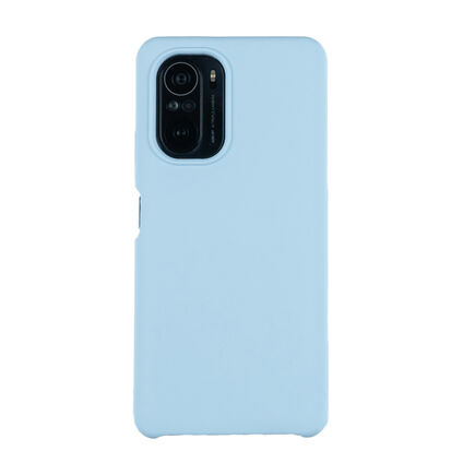 Фото Чехол для POCO F3 бампер АТ Silicone Case (Голубой)