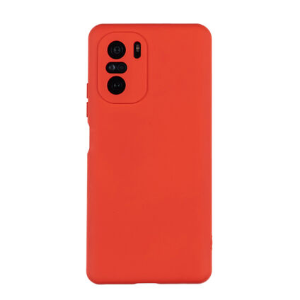 Фото Чехол для POCO F3 бампер АТ Soft touch (Красный)