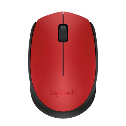 Фото Мышь беспроводная Logitech M171 (Красная)